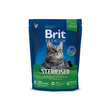 غذای گربه مدل brit premium cat pouches chicken slices for sterilised 